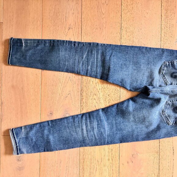AG High-Rise Skinny, Farrah Ankle, Size 25, LIKE NEW! - Picture 2 of 4